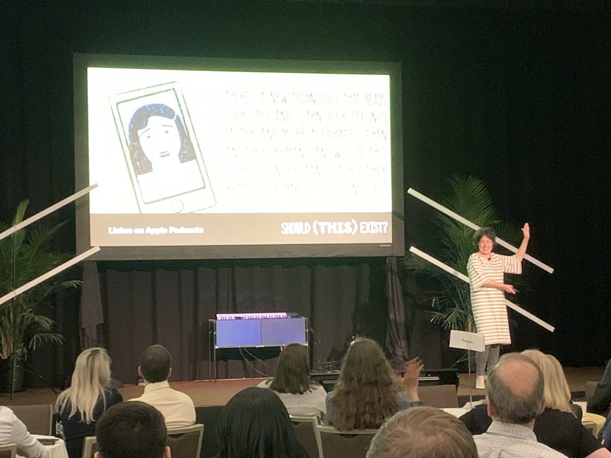 AmandaMunsch's tweet photo. Geeking out hearing from @Caterina at #OurNext75! “Find yourself a parade and get in front of it.” https://t.co/itrWbEy4pA