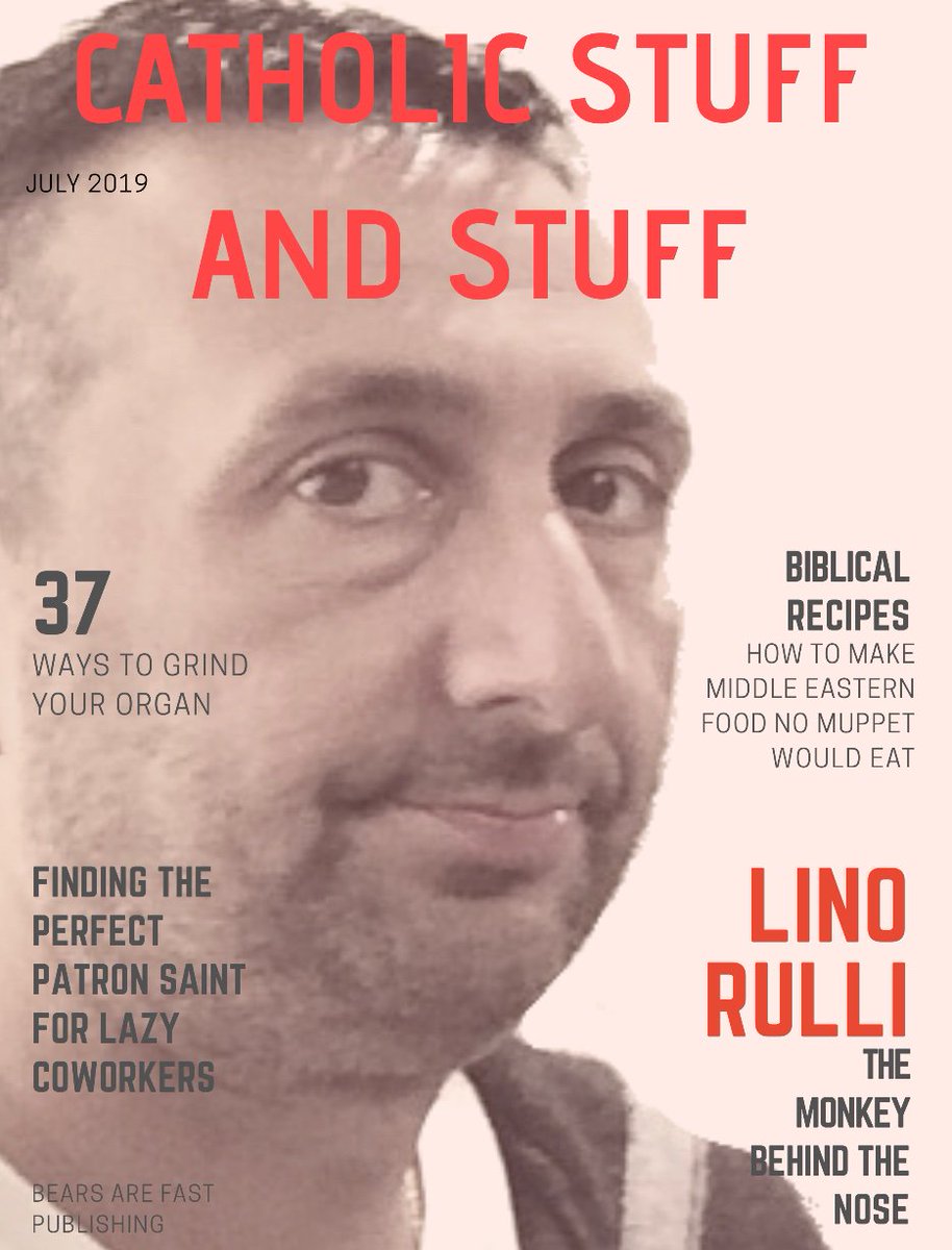 BAF_Press's tweet image. Because we let a Nasty Muppet be our publicist we have two July 2019 issues of “Catholic Stuff &amp;amp; Stuff”!

Who needs just one issue when there is a 50% chance you can have two!

@catholicguyshow @FakeTylerV @FakestTyler