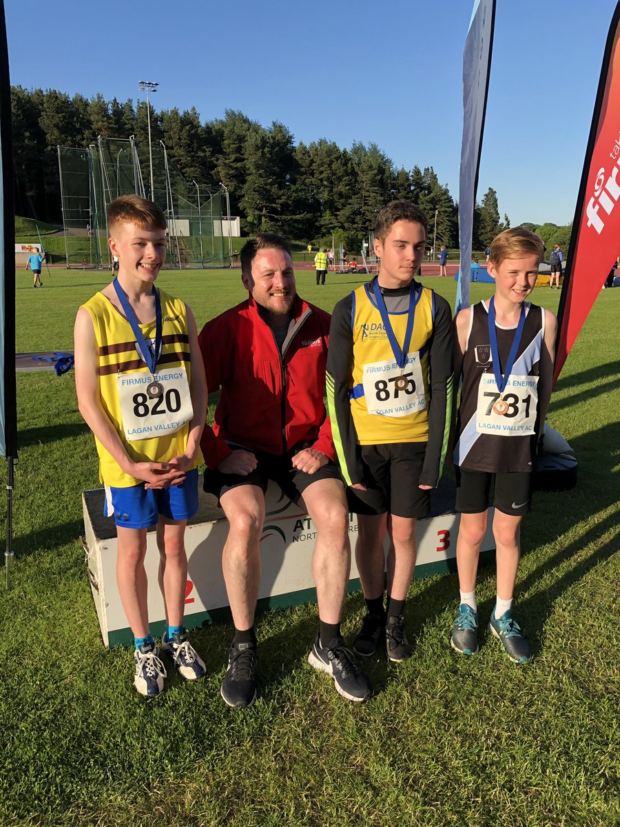 Now these boys are fast!! #100m winners