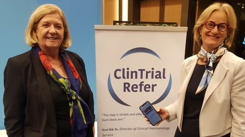 ClinTrialRefer's tweet image. Wonderful time yesterday presenting the upgraded version of @ClinTrialRefer @SydneyLHD  Clinical Trials Showcase. Thanks to all that attended! #clinicaltrials #improvedaccess  #version2 #excited @JudithTrotman1 @RistucciaR