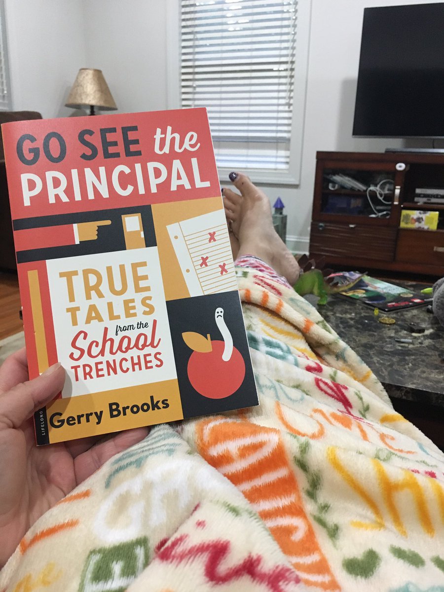 Nikki_Langer's tweet photo. #hmppd19 #goseetheprincipal  kids asleep, time for mommy to read! https://t.co/6MfyNaHaWa