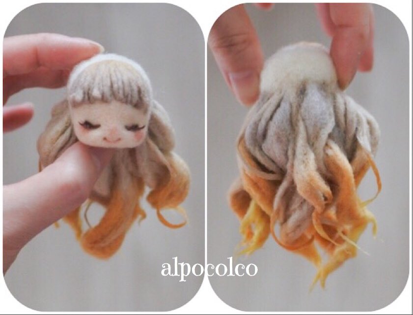Alpocolco アルポコルコ 後ろ髪 ロングパーマは地獄 すみません 札幌でリボンとかレース沢山ある手芸屋さんもしご存知でしたら教えて頂けませんか マリヤさんは素敵そうなので行ってみようと思ってます 制作過程 創作人形 羊毛フェルト 羊毛 Alpocolco アルポコルコ 後ろ髪 ロングパーマは地獄 すみません 札幌でリボンとかレース沢山ある手芸屋さんもしご存知でしたら教えて頂けませんか マリヤさんは素敵そうなので行ってみようと思ってます 制作過程 創作人形 羊毛フェルト 羊毛