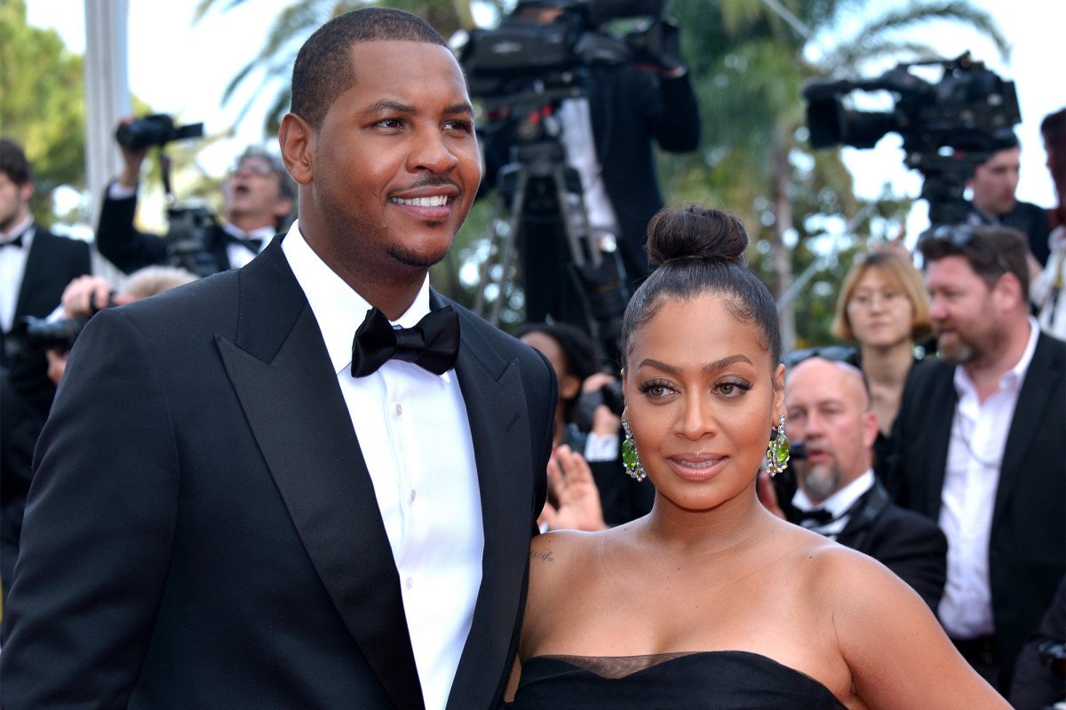 Carmelo and La La Anthony.