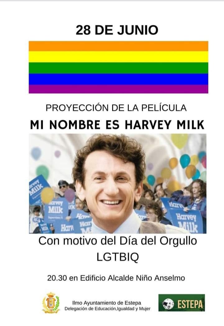 cimestepa's tweet photo. Viernes 28 de junio, actividades con motivo del día del orgullo lgtbi.#EstepaIgualdadEducacionyMujer. @DIPUSEVI @IgualdadAND https://t.co/PF3JfLVHTZ