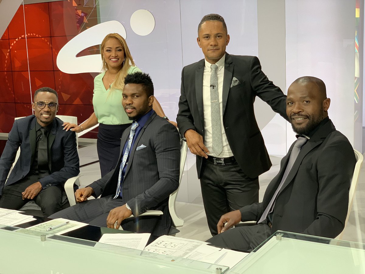 thetrueteko's tweet photo. Working with the legends,all thanks to @SuperSportTV https://t.co/YVbGDKhbu9
