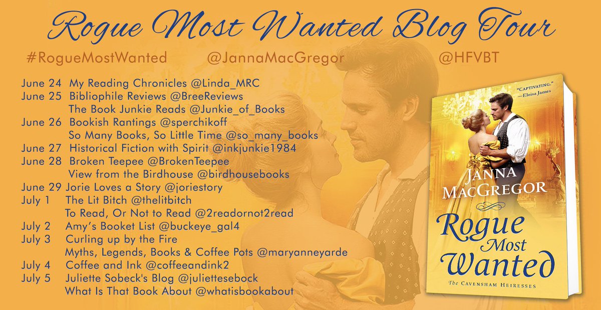 hfvbt (@hfvbt) on Twitter photo "I raced through the pages, desperate to see how things panned out. I would definitely recommend this, and personally, I’m adding the other books to my TBR pile too!" bit.ly/2Nhag8V
Thanks, <a href="/inkjunkie1984/">Jennifer C. Wilson: Historical fiction with spirit</a>!
#RogueMostWanted #hfvbtblogtours #romance #historical "I raced through the pages, desperate to see how things panned out. I would definitely recommend this, and personally, I’m adding the other books to my TBR pile too!" bit.ly/2Nhag8V
Thanks, <a href="/inkjunkie1984/">Jennifer C. Wilson: Historical fiction with spirit</a>!
#RogueMostWanted #hfvbtblogtours #romance #historical