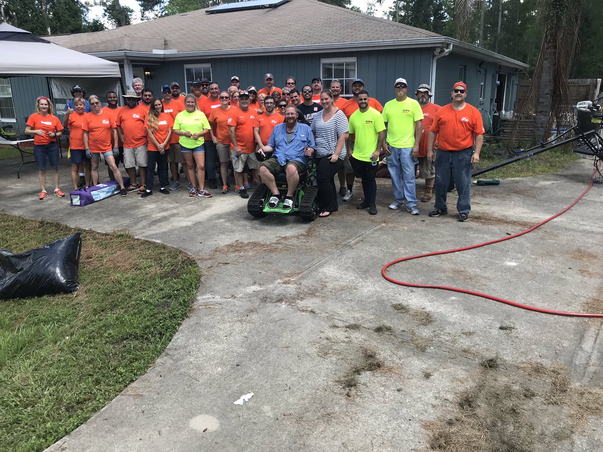 THD_Jay's tweet photo. Awesome Team Depot Event today teaming with @LakeMaryHD &amp; Orange City HD’s (plus many more!). Looking forward to many more! #HDE #givingback #creatingpersonalwealth @RGM_MarcialRod @THDRyanSilcott @TackettTHD @JJAdkins27 @Luis_canino_thd @thdphillips @McMurrayTHD https://t.co/yGXc8GTAwT