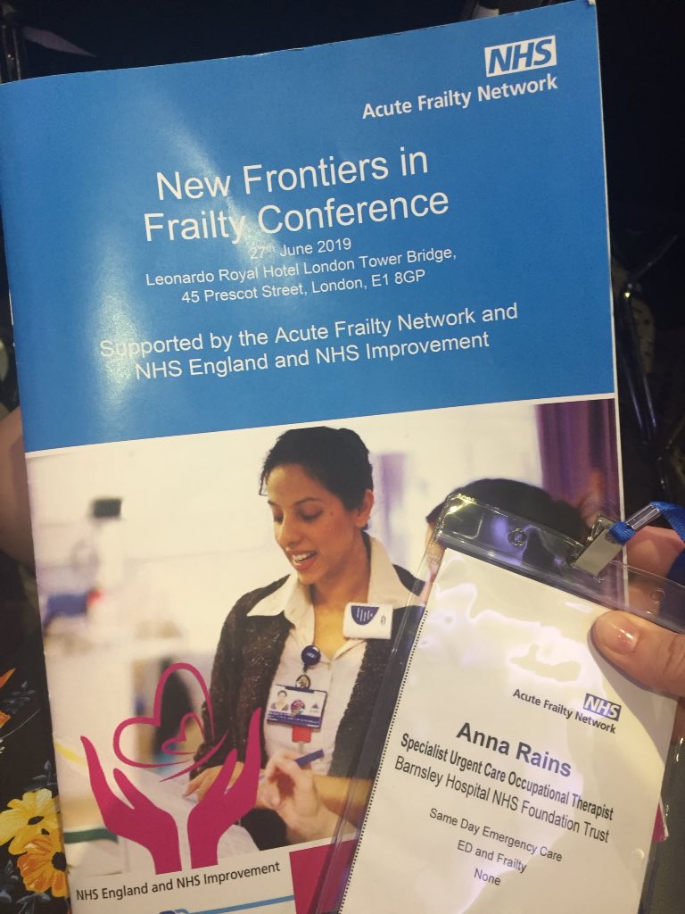 Exciting day with our MDT in London <a href="/AcuteFrailty/">Acute Frailty Network</a> conference 2019 #frailty #frailtymdt #AFNConf2019 hearing some great work!