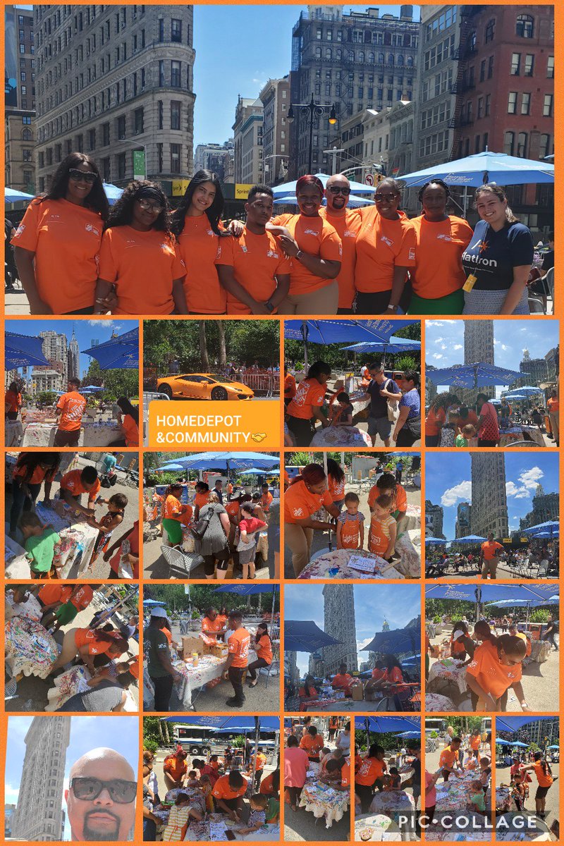 Home Depot is always ready to be part of the community. We love NYC  and NYC loves Home Depot. Anything to make the childrens day. Great company helping the greatest city in the world. @LemmaTony