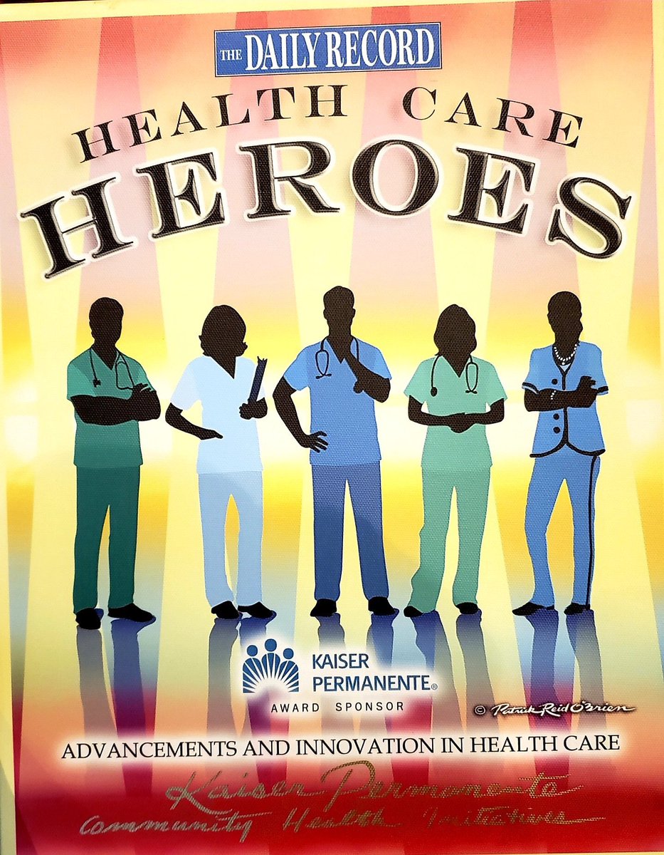 DSimonePhD's tweet photo. Our @KPMidAtlantic Community Health team won a @MDDailyRecord Health Care Hero award for #FutureBaltimore #GoodHealthGreatHair & #ICCCinBaltimore.
We are proud to stand among winners from Maryland's most committed health systems making strides in optimizing wellbeing for all🎉 https://t.co/yytVGSEcyz