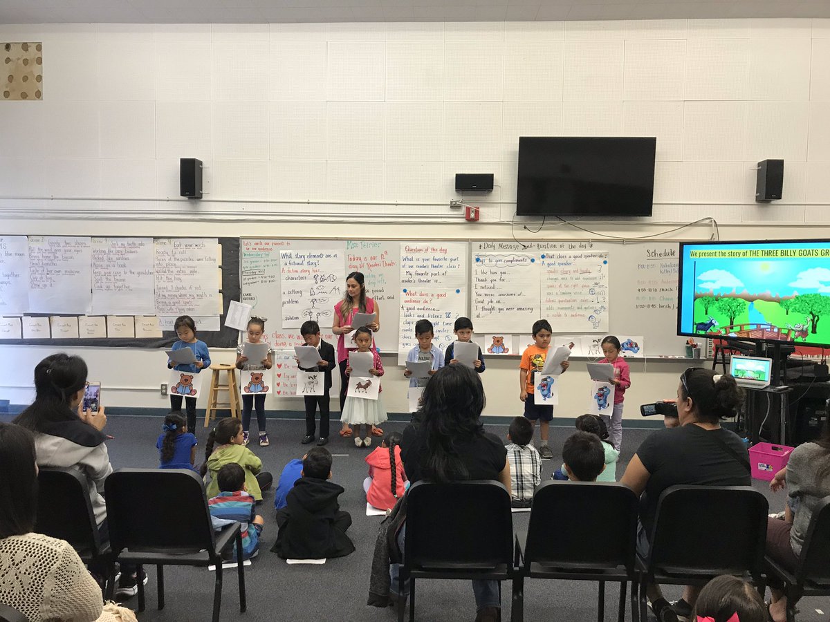 NicolasKnights's tweet photo. Thanks to everyone who made EL Jumpstart a success! We had a great last day including Readers Theatre and a while camp photo. See you next summer! #FSDLearns #ELJumpstart #NicolasPride https://t.co/Eo7EsXjQis