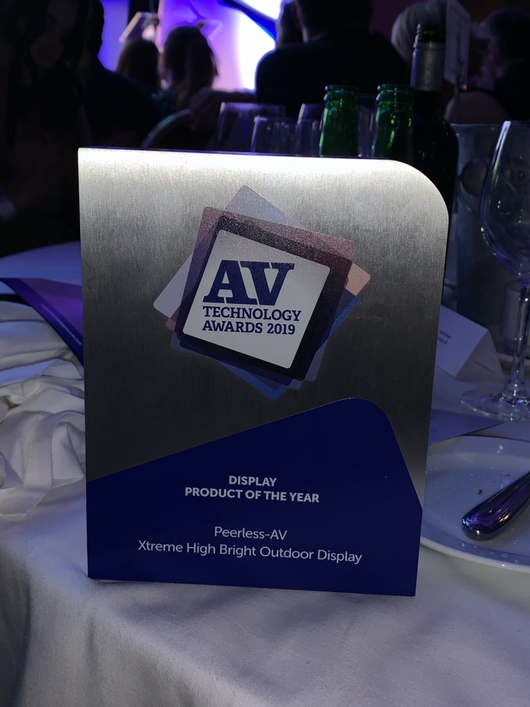 PeerlessAVEU's tweet image. We won!! Yay! Display Product of the Year @AVTechEurope #AVTechnologyAwards #AVTweeps