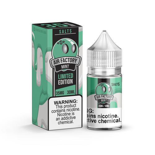 #SaltFactory #Mint is a limited edition e-juice from #AirFactory. Mint brings a very cool blend of menthol and minty goodness.
#vaporinabottle #vaping #eliquids #ejuices #vapejuices #ejuiceflavors #vapejuiceflavors #vapeflavors #vapes #vapelife

vaporinabottle.com/collections/ne…