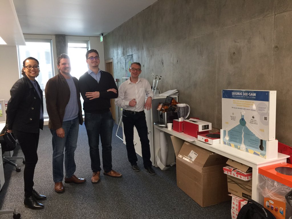 EeHRN's tweet photo. @HighlandmHealth @chrisspeed @cepi_direitosp @FGVDireitoSP @mscehealth @victordeeds @camelana @chrisspeed sharing a ‘Bitcoin Breakfast’ with @HighlandmHealth and our Brazilian visitors @camelana &amp; @victordeeds #DesignInformatics #Blockchain https://t.co/z2VNhIEfNb