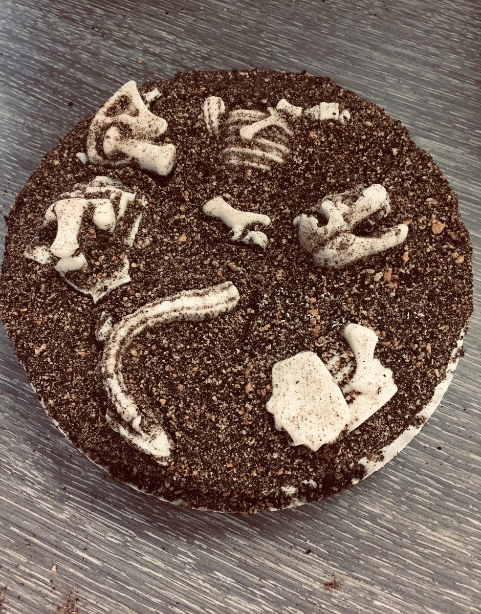 MrsDennisDayHES's tweet photo. Bake Someone Happy “Movies Edition” 🦖 Dinosaur Fossil Cake @SummerEnGCISD #HESsoars @GCISD https://t.co/3hMuzwL2wy