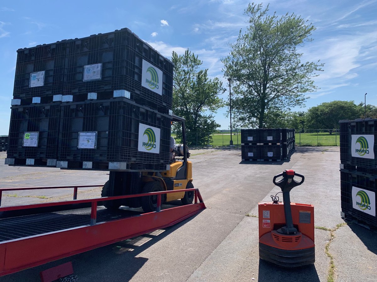 AaronBartlow's tweet photo. The first of many loads of boxes to pick up and the return after #plant19.  Hopeful we can get this wrapped up over the next couple of weeks. https://t.co/7N1B7eXHbw