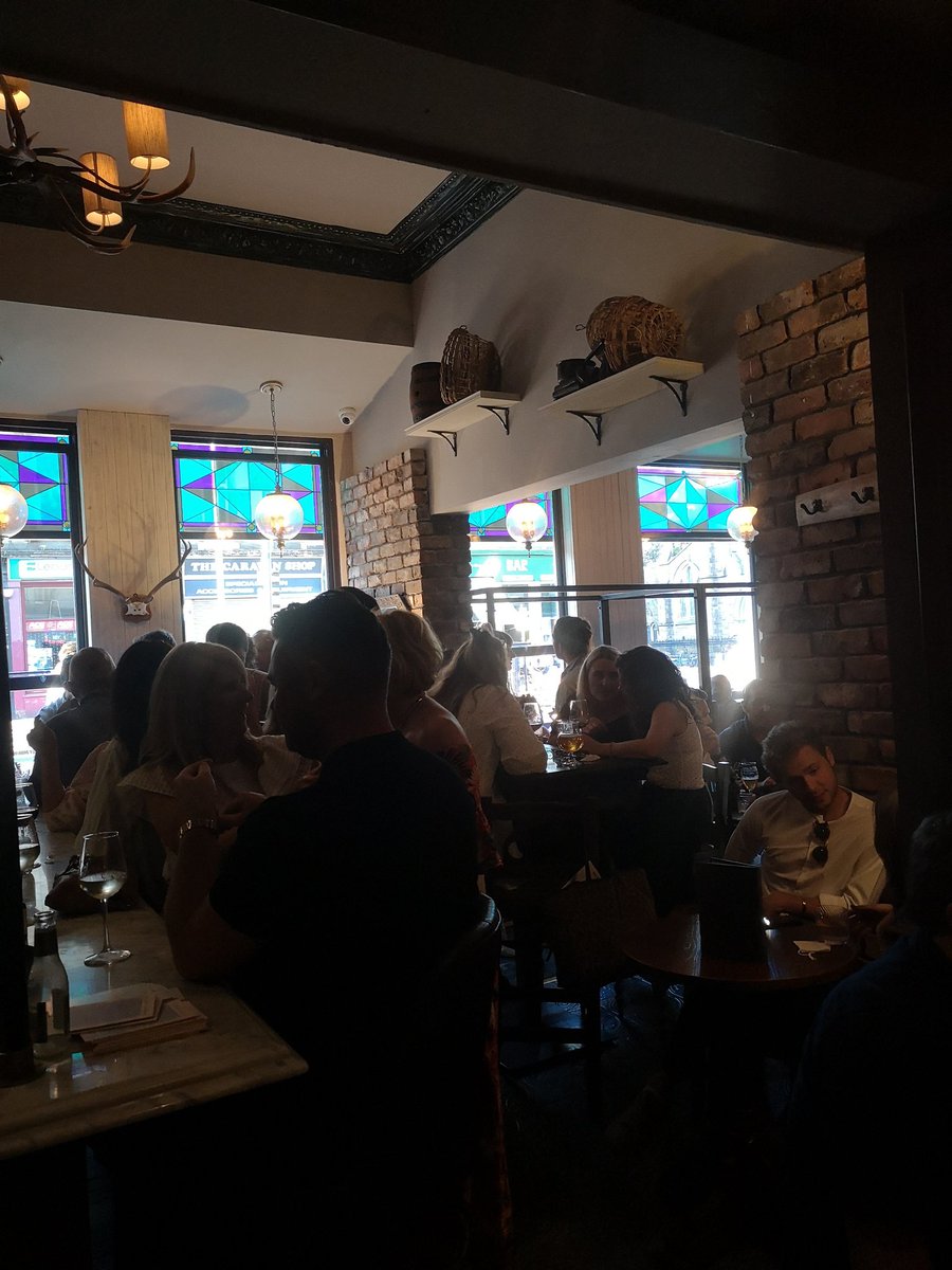 At the launch of @thehebridean_ gastropub in Glasgow this evening. A wonderful place serving fabulous food sourced from throughout the Hebrides (and a fairly decent gin, if I may be so immodest l). It is going to be a terrific showcase for the islands ' food and drink offering.