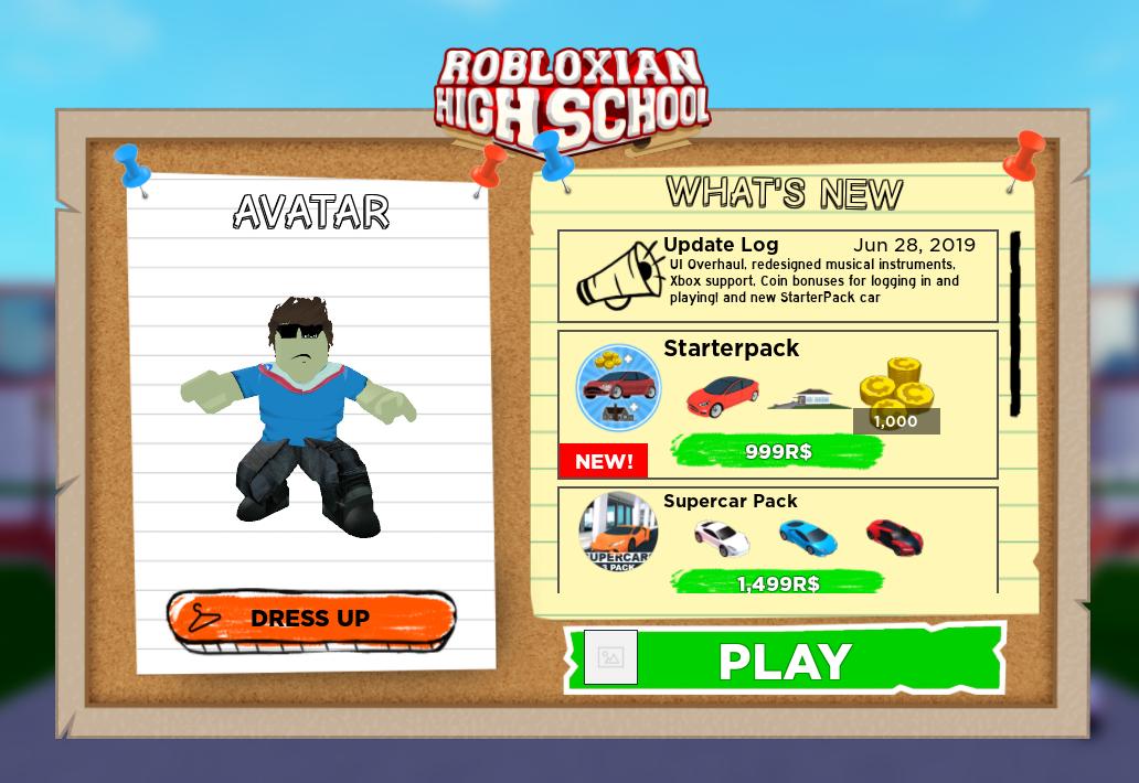 Robloxian High School On Twitter Tomorrow S Update Will Feature The Following Ui Overhaul Brand New Musical Instruments Coin Rewards For Logging In And Playing Xbox Support Updated - new code robloxian high school 2019 es en