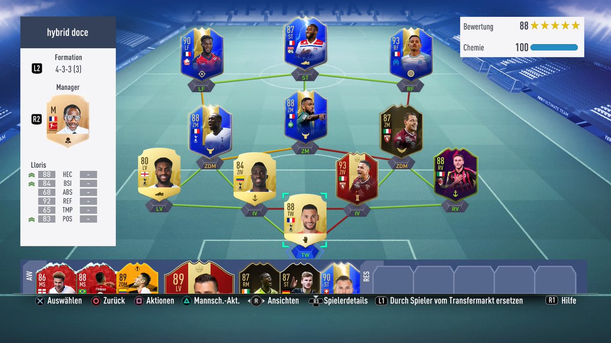 ValentinSeibel's tweet photo. #PS4share #sheeshteam Das ist mein Team habe 90k für verbesserungen untauschbar lloris und bank konnt auch neues ba https://t.co/ALiht61cSW