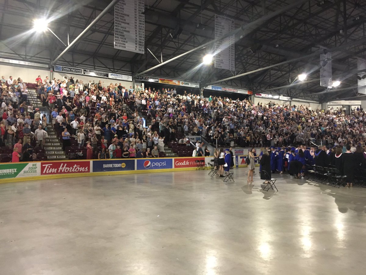 What a crowd!! Full house! Biggest I can remember. What a wonderful group of grads!! You will be missed!!
