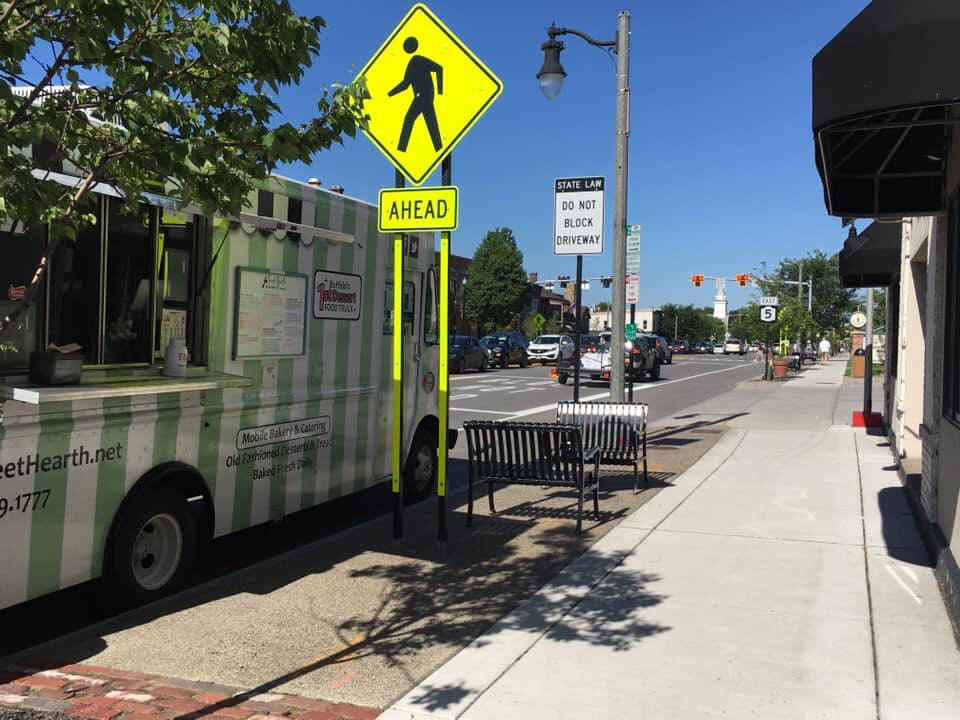 #WheresTheSweetHearth?  We’re parked on Main Street near Cayuga, just down the road from the Amherst Municipal building.  #MusicOnMain till 9pm.  Suggestion: #EatDessertFirst.