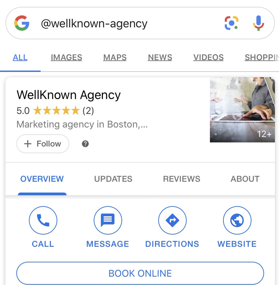 WKnownMarketing's tweet photo. Now you can have your own Business short name on google. We got "@wellknown-agency". Did you create your own one? If yes, write it in comments. https://t.co/qHWoYmhknK