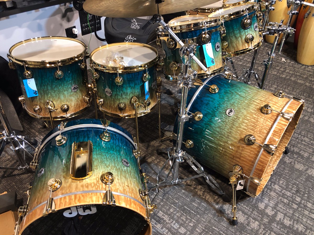 My new <a href="/dwdrums/">Drum Workshop, Inc.</a> artist kit! Maple/Spruce, 8/10/12/13/14/15/16/20/22. #dwdrums #teamremo #noiwontusethemallatonce Thank you to everyone at DW! #drummer #drums #drumlife