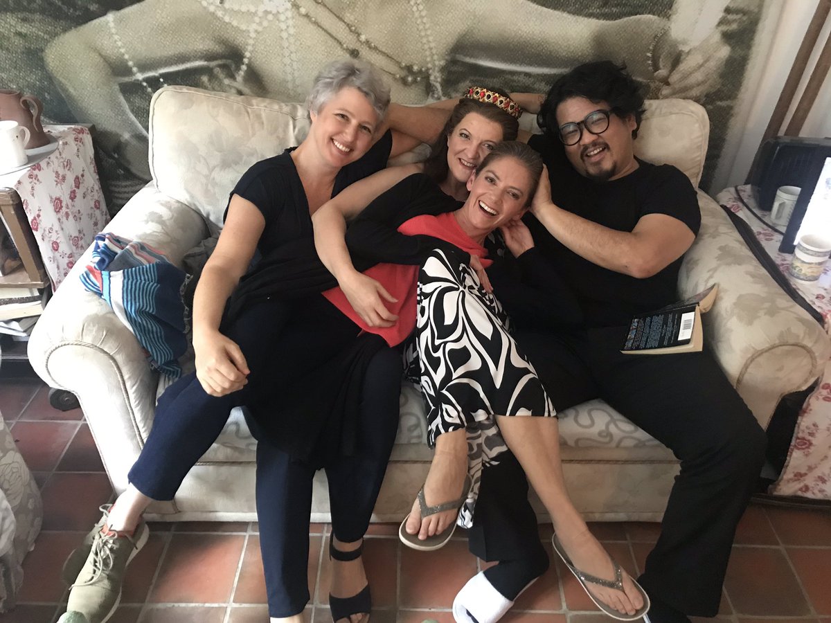 carylhughes's tweet photo. Anna a Giovanna cyn y ddeuawd fawr heno / Anna &amp; Giovanna share the love before their big duet❤️ Anna Bolena show #3 @lfotweet @Coates7 https://t.co/t6VzOdiqus