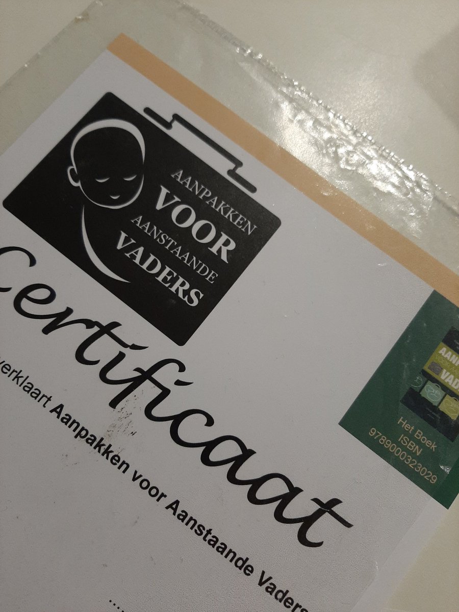 En weer 28 aanstaande vaders nu officieel Goed Voorbereid. Twee mooie avonden in Nieuwegein. 

#avav #vadercursus #vader #aanstaandevaders #degeboortezaak
