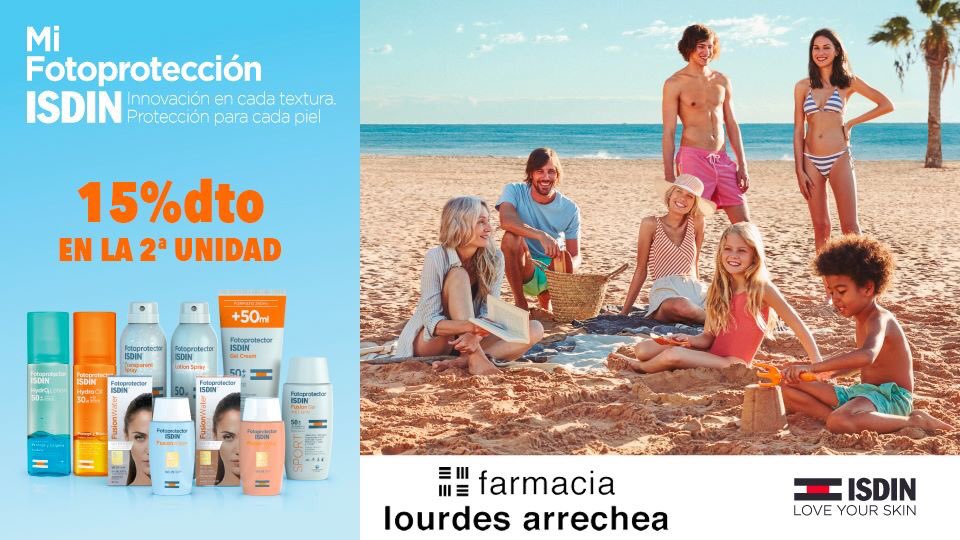 Farma_Arrechea's tweet photo. ¡Ahora tus protectores solares ISDIN llevan el 15% de DESCUENTO en la segunda unidad!!

¡Aprovecha esta oportunidad!! 👈

#farmacia #parafarmacia #ISDIN #solar #descuento https://t.co/cZ3448zcnE