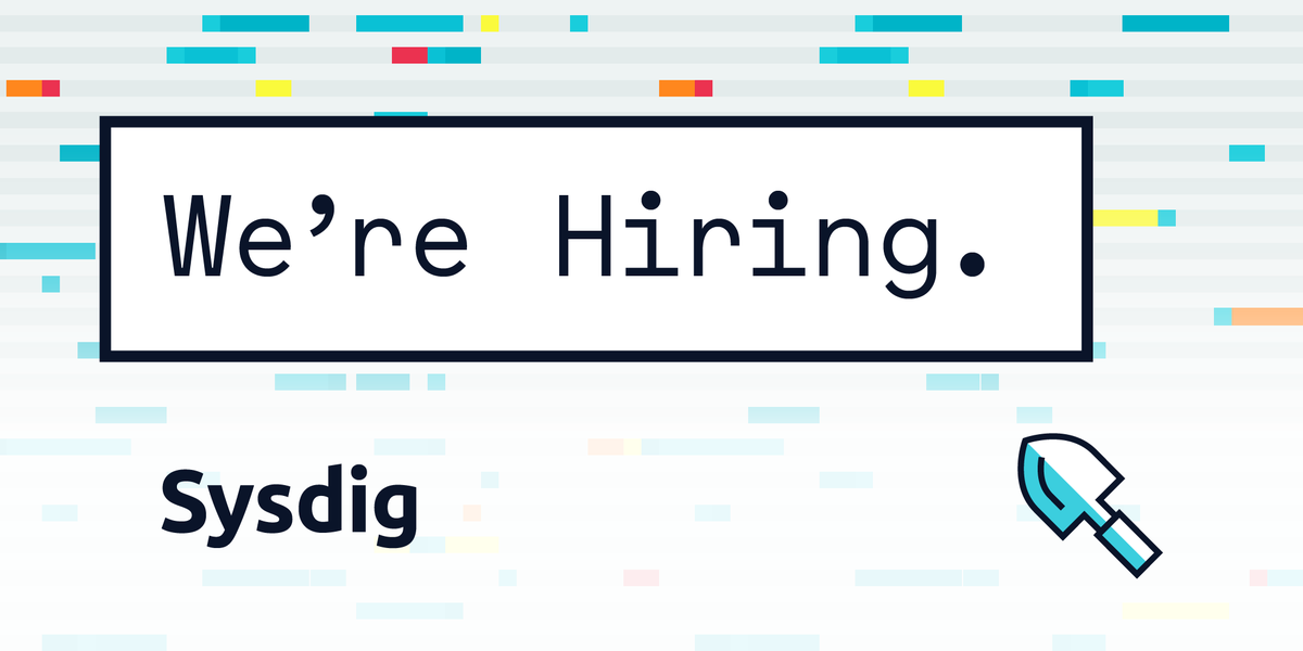 sysdig's tweet photo. Sysdig is hiring a Head of Security and Compliance in SF!
https://t.co/e1tyZopy6l
---
#containers #opensource #sysdigjobs #digwhatyoudo #sftech #sfjobs #sf #hiring https://t.co/LE2ELU6i6h