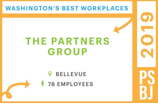 tpgrp's tweet image. Puget Sound Business Journal named The Partners Group one of Washington’s 100 Best Workplaces in 2019. We couldn’t have done it without our awesome employees! Read more at tinyurl.com/y6qb9f4z.

#wa100best #bestworkplaces #bestemployees #TPG #PNW @PSBJ