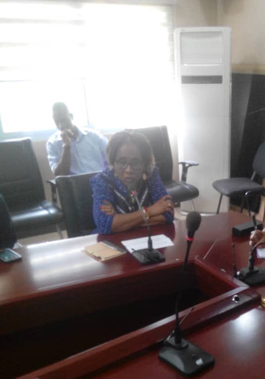 SHFund__'s tweet photo. #WSSCCMemberInAction!
Engineer Ebele Okeke, #WSSCC's former Steering Committee member, reinforcing her relationship with the Permanent Secretary of Federal Ministry of Water Resources in #Nigeria to achieve #SDG6!
#Sanitation #ODF https://t.co/tE0CWuBMVs