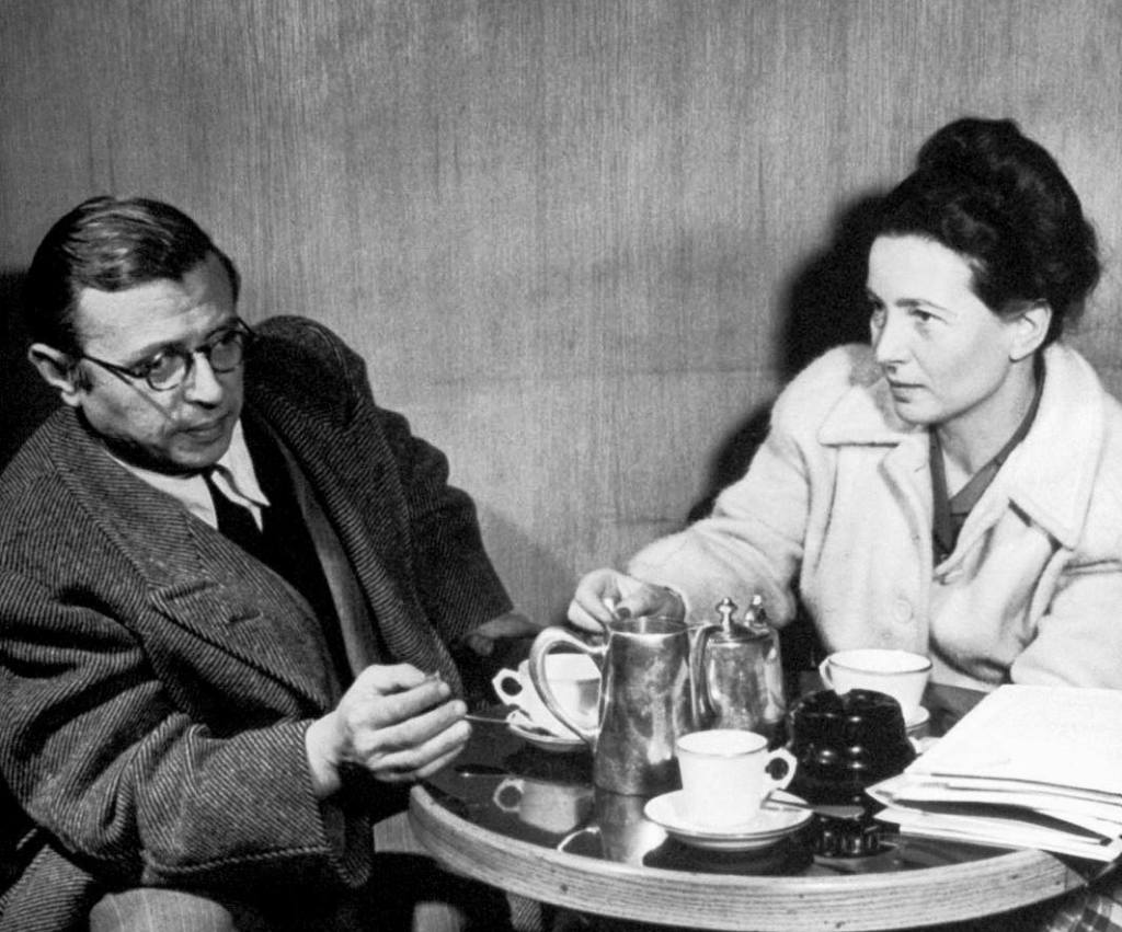 Sartre et Simone de Beauvoir