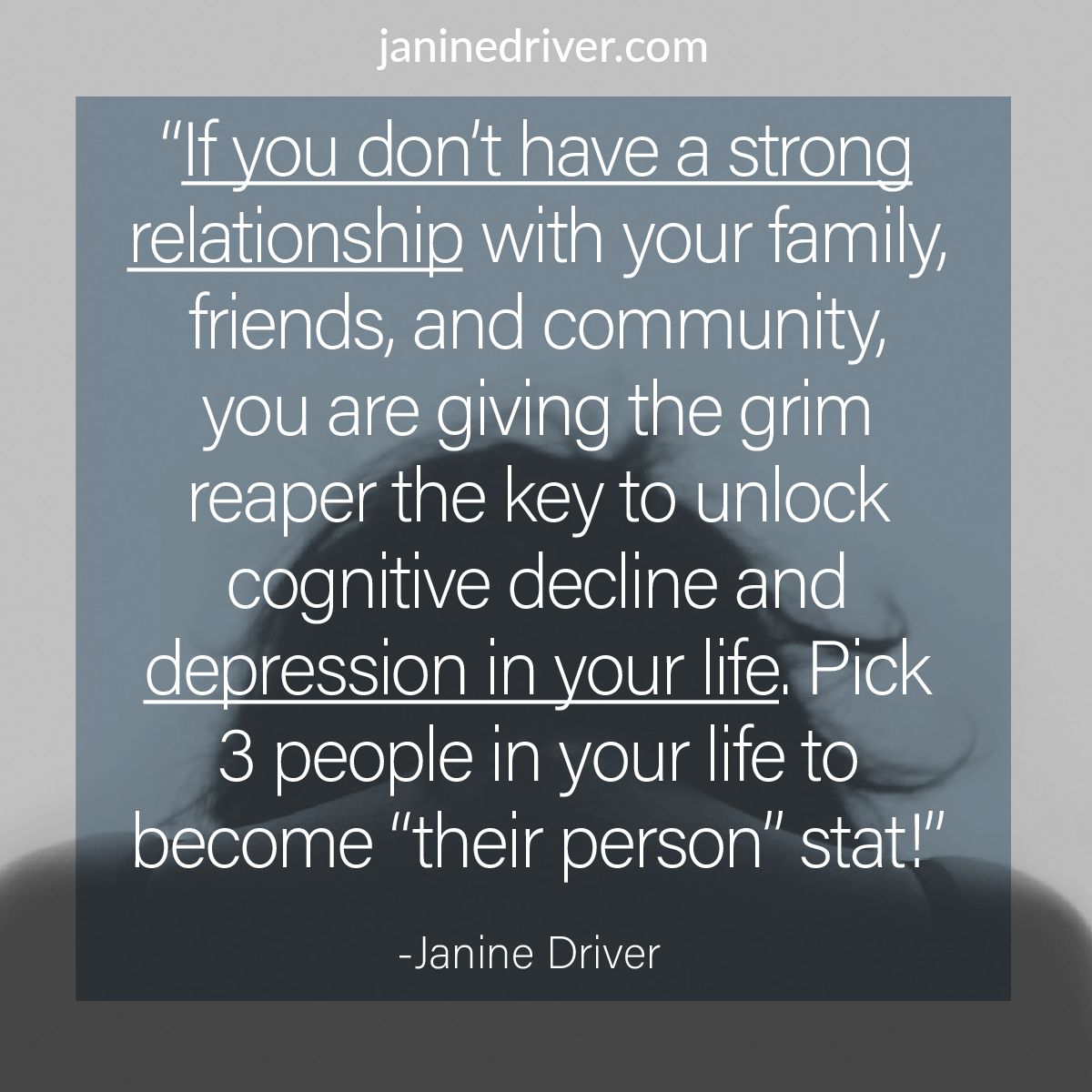 janinedriver's tweet image. You should always be talking to your loved ones and keeping in touch with them. This will help all aspects of your life- just to hear their voice and know that someone out there cares about you! #BodyLanguage #BusinessLanguage #Business #JanineDriver #Language