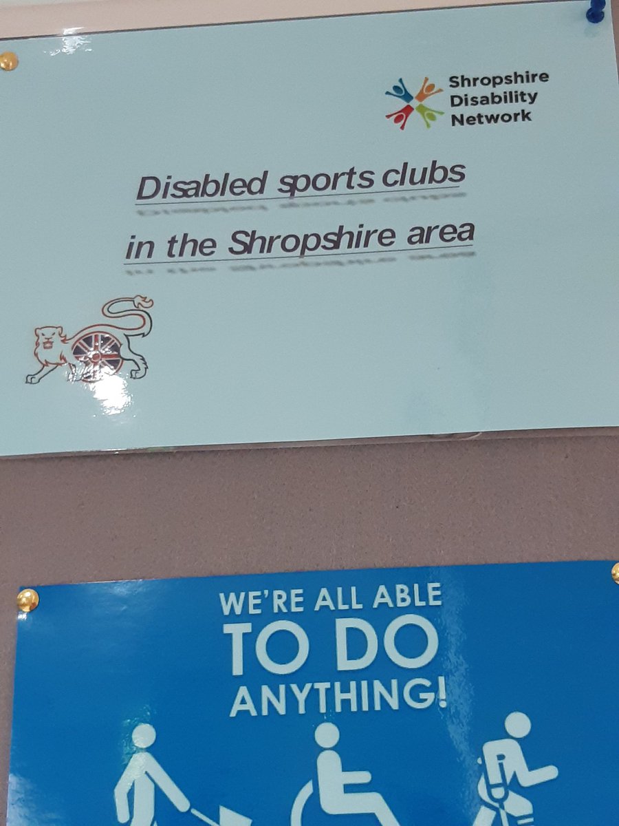 One of our members spotted this in the Orthotics department <a href="/RJAH_NHS/">RJAH Orthopaedic Hospital</a> yesterday. SDN has a  presence in all areas of Shropshire and beyond. Thank you to the orthotics team. <a href="/annhowells182/">Ann Howells</a> <a href="/SP_Consortium/">SPConsortium</a> <a href="/GamesOsw/">Osw Community Games</a> <a href="/OswestryLibrary/">Oswestry Library</a> <a href="/OswestryChamber/">Oswestry Chamber</a> <a href="/OswestryLionsCl/">Oswestry Lions Club</a>