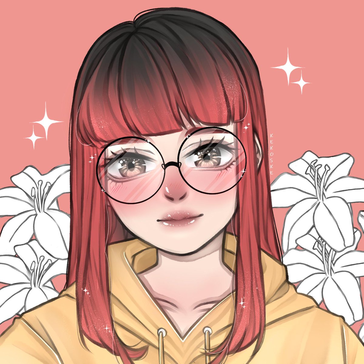 kekosce's tweet photo. I drew a small gift for @LilyPichu I hope you like it 💕✨ https://t.co/qzqlZFUOcT