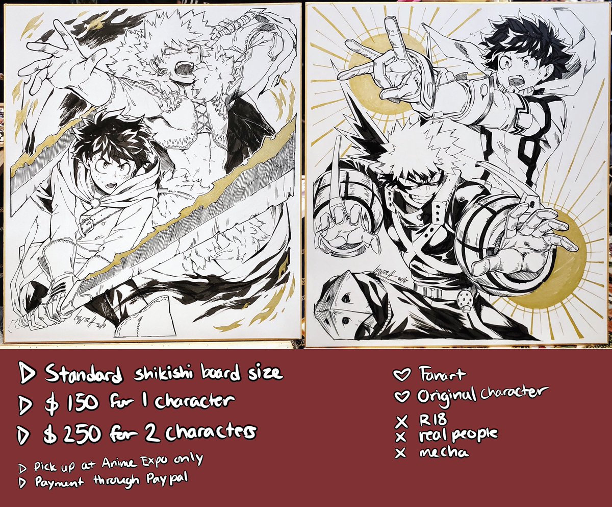 ? i'm accepting slots for commissions for Anime Expo pick up! 
please thoroughly read my rules and guidelines before filling out the form ? https://t.co/oPEuhNd5qf ? 
