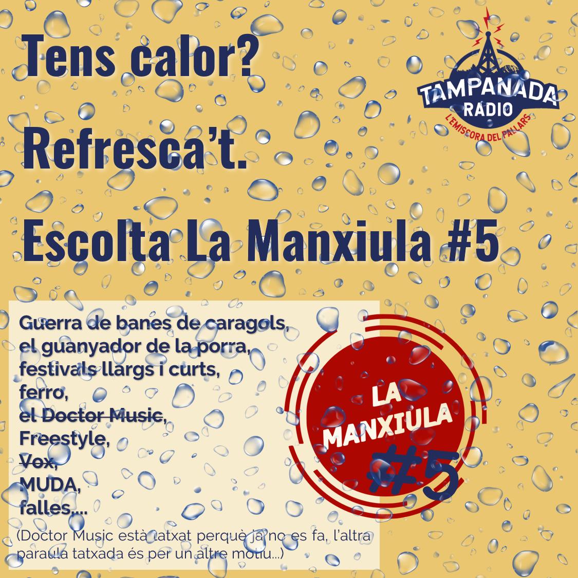 tampanadaradio's tweet photo. Ja tenim aquí el refrescant ❄ Capítol #5 de #LaManxiula🌱  de @Tampanadaradio👊📻!

A gaudir!

👉https://t.co/5YPSKnP9fu

Amb @itusoto, @enXaviSerra, Xavi Madueño, Raúl Planes i PiriNoise https://t.co/G9HVnXrzyY