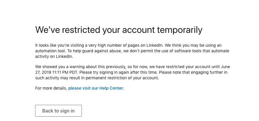 thsusheel's tweet photo. Really disappointed with @LinkedIn @LinkedInHelp @LinkedInIndia @jeffweiner @satyanadella if u &amp; ur team backed by technology can't differentiate &amp; detect betwn #HumanInterference &amp; #automationtools use of technology it's biggest failure &amp; shame! https://t.co/zap6DeRkwp