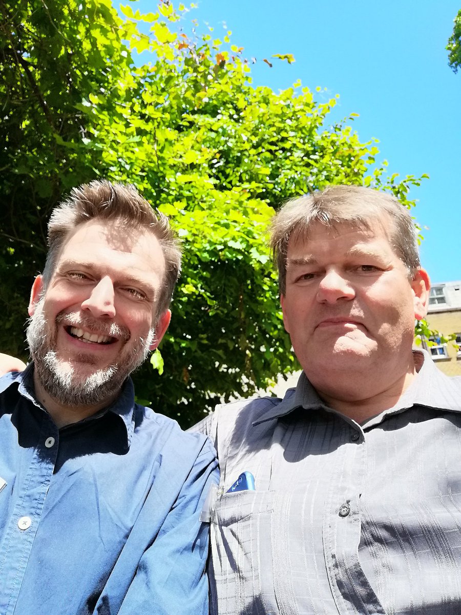 DomCHiggins's tweet image. Day 27 #30dayswild. Enjoying this gem of a wild space in Clerkenwell with @YorksWildlife chair Mike Cooke. A well earned break from a @cochranecollab @yorkuniversity workshop on managing mental health in the workplace. #NatureForWellbeing