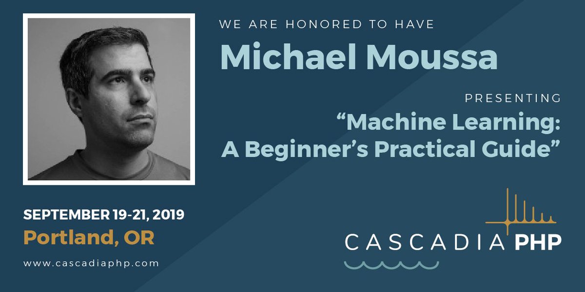 CascadiaPHP's tweet image. Be sure to catch @michaelmoussa at #CascadiaPHP2019