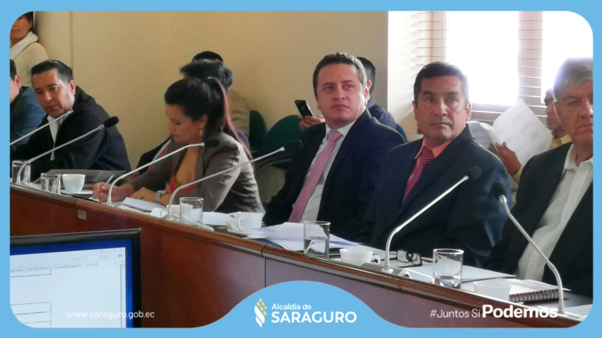 SaraguroGAD's tweet photo. .@AndresMunozEc, en calidad de Consejero Provincial, participó de la 1ra Sesión Inaugural de Consejo en #Loja, convocada por el Prefecto @RafaelDavilaE, topando temas como: Constitución del Órgano Legislativo, elección del Secretario General del GPL y conformación de delegaciones https://t.co/gyuguwj7xI