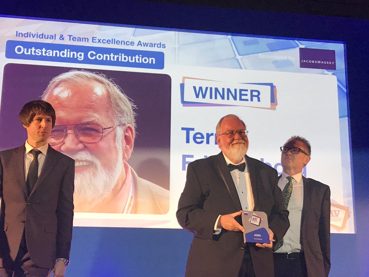 JacobsMassey's tweet image. Absolute RESPECT 👊 THE Chairman @AVIXA @JacobsMassey @RIBA_AV @Jack_Is_Sound @mbrocollege @RIBA_AV @AVTechEurope @AVCulturalForum #AVTechnologyAwards