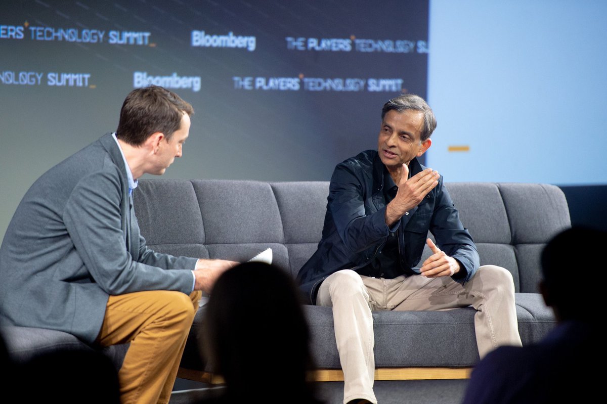 Vivek's tweet image. Thanks for the great conversation and insights at today’s @Bloomberg #PlayersTech Summit