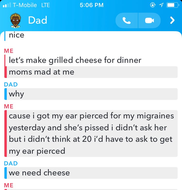 acollins05's tweet photo. i’m never venting to my dad again https://t.co/XP2GO27sam