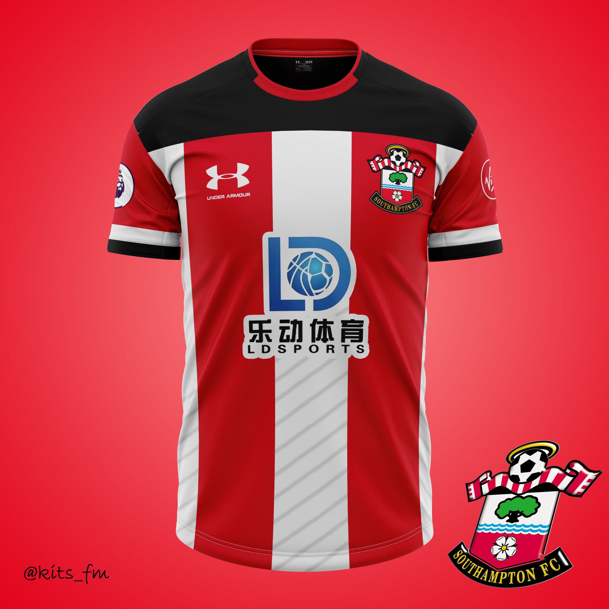 FM Fantasy Kits on Twitter "Southampton 19/20 Home Kit. Message to request a kit! https//t.co