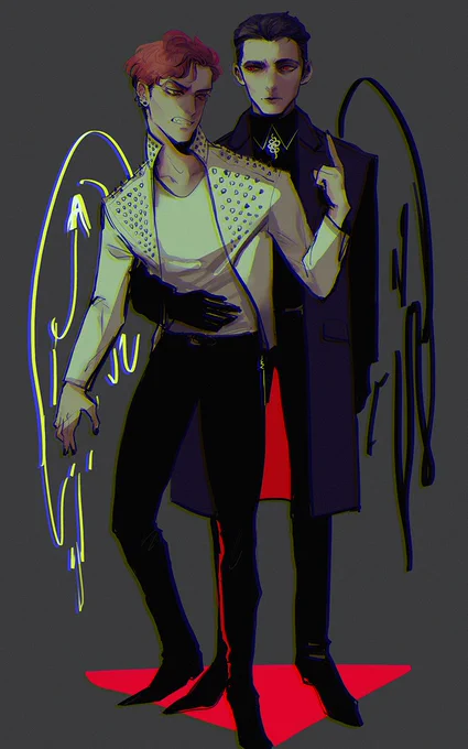 Switch
Alcoholic!Angel &amp; Self discipline!Demon
#GoodOmens #Crowley #Aziraphale 