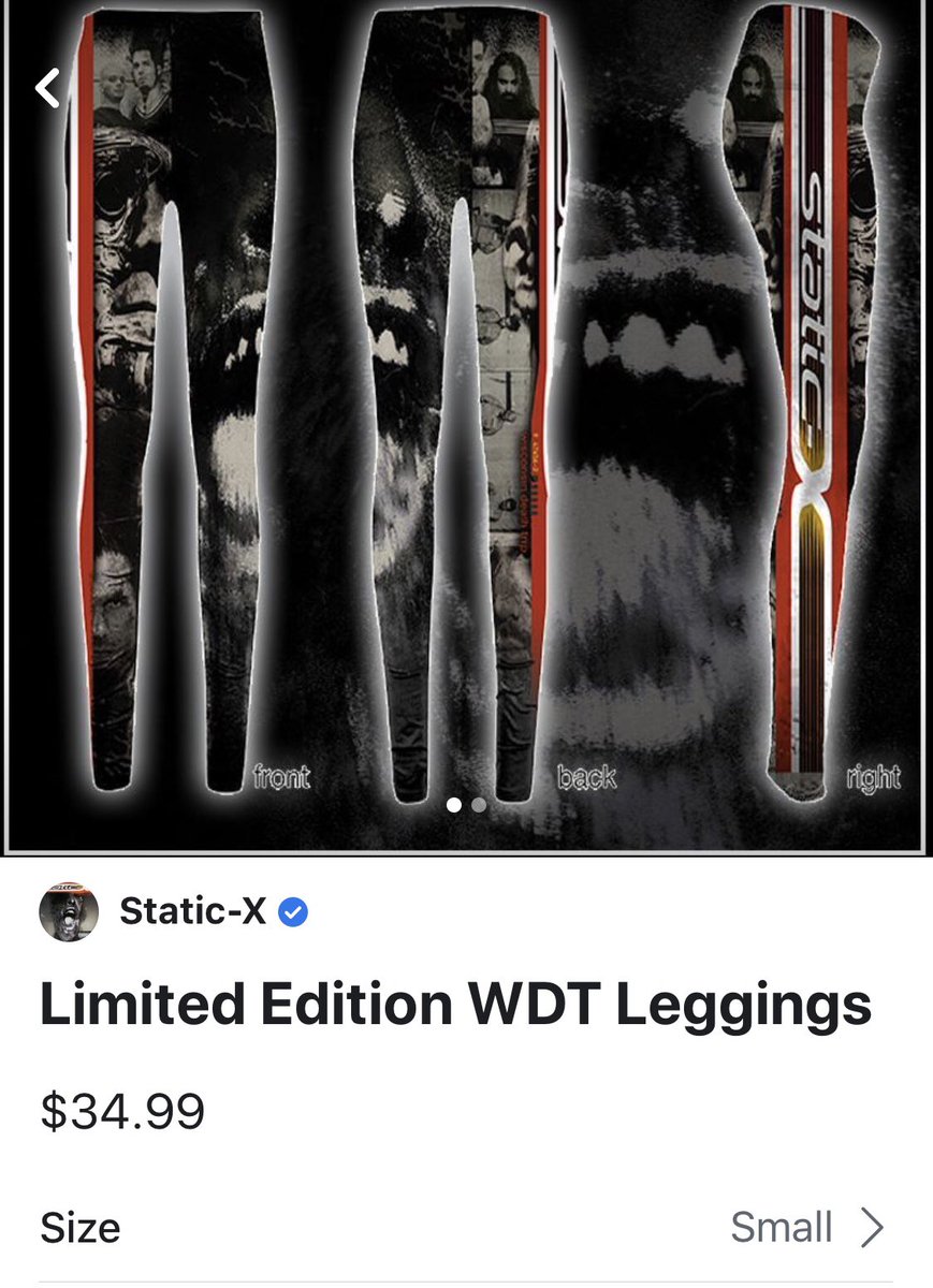 OtseGhost's tweet photo. Do you take returns on these? The ones you sold me reek of desperation. 🤔 Limited Edition Leggings?? #ProjectDesperation 👻 #OtseGhost 👻 #imreallywithstupid #FakeStaticX https://t.co/3LssKQkUbe