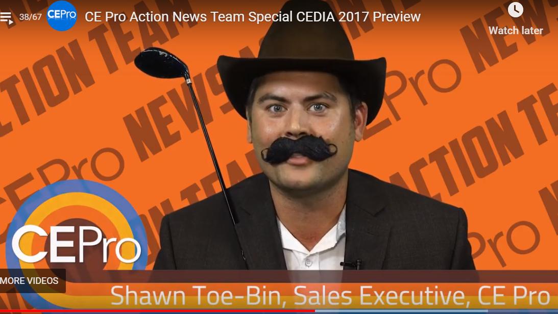 swtobin's tweet photo. CE Pro puts our headshots on the marketing promo emails. Not sure why they won't let me use this one. I'd buy anything from this guy. #tbt #CEDIA2017 #actionnewsteam @ce_pro @JasonWKnott https://t.co/siXk6DKbib